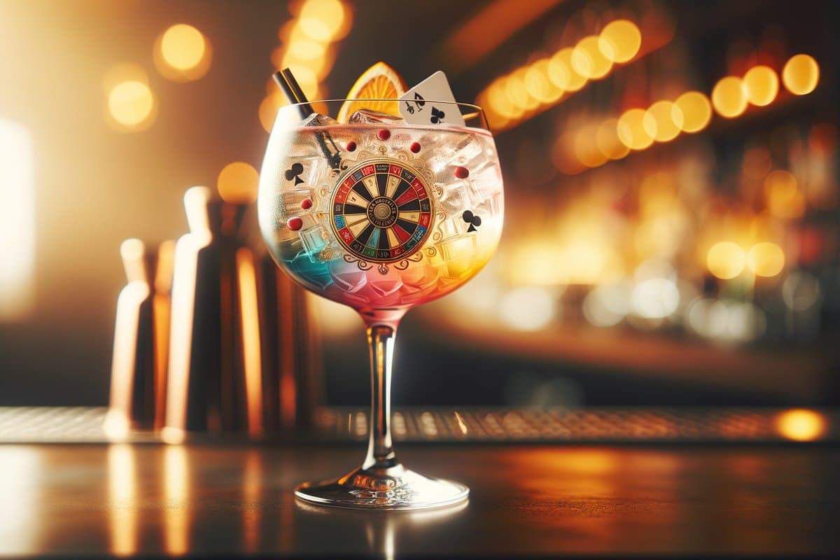 Casino cocktail - gin-based served in Cocktail glass