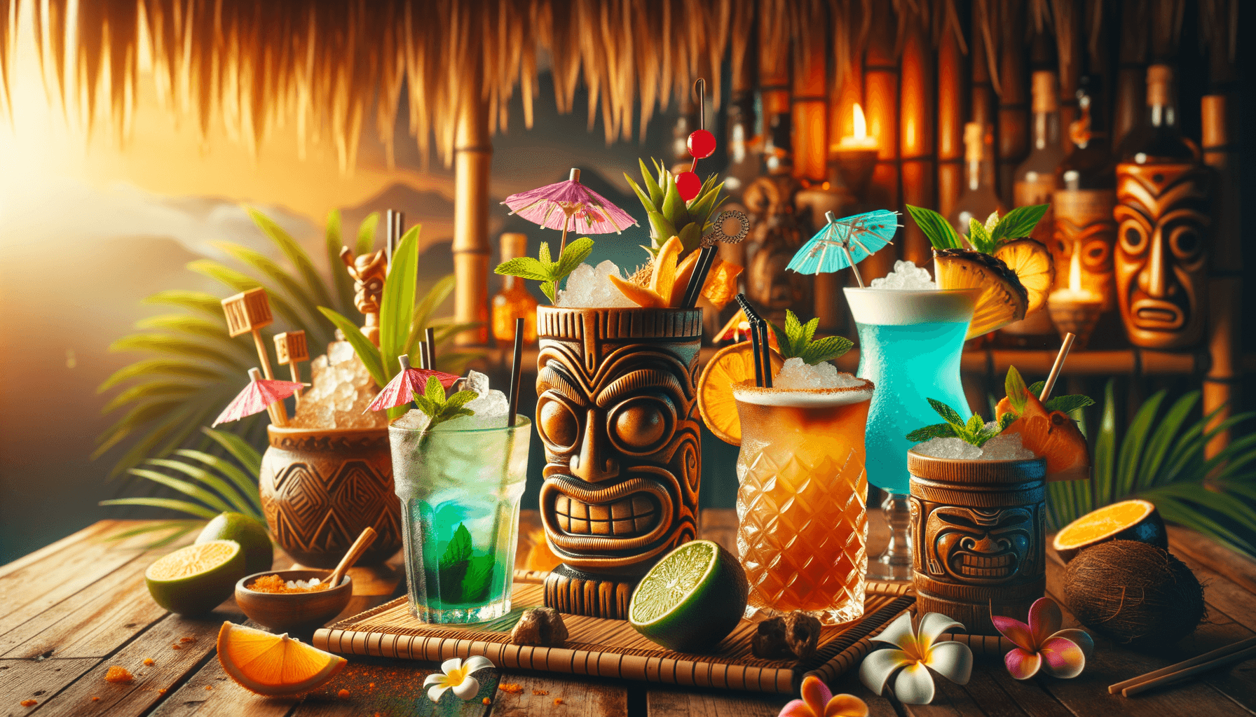 Tiki Cocktails - Tropical cocktails with exotic flavors and tiki culture