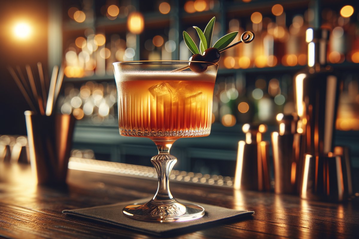 Amaretto Sour cocktail - liqueur-based served in a glass