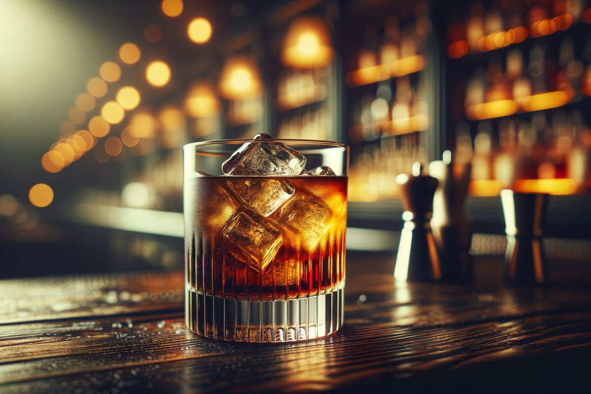 Bobby Burns cocktail - whiskey-based served in rocks
