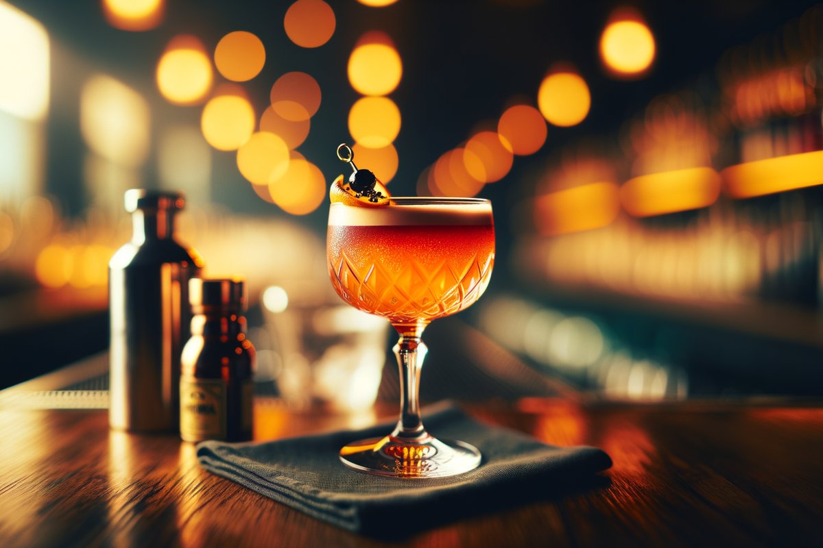 Pisco Sour cocktail - brandy-based served in coupe glass with Angostura bitters