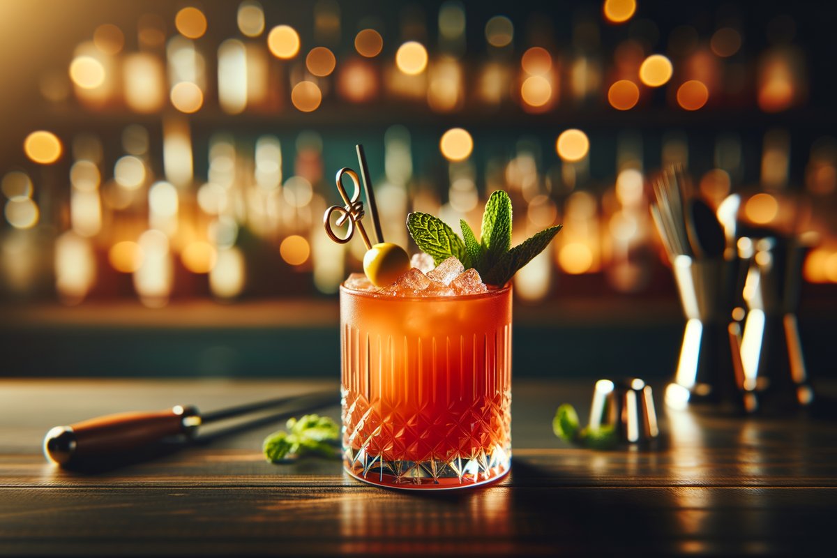 Screwdriver cocktail - vodka-based served in Highball glass