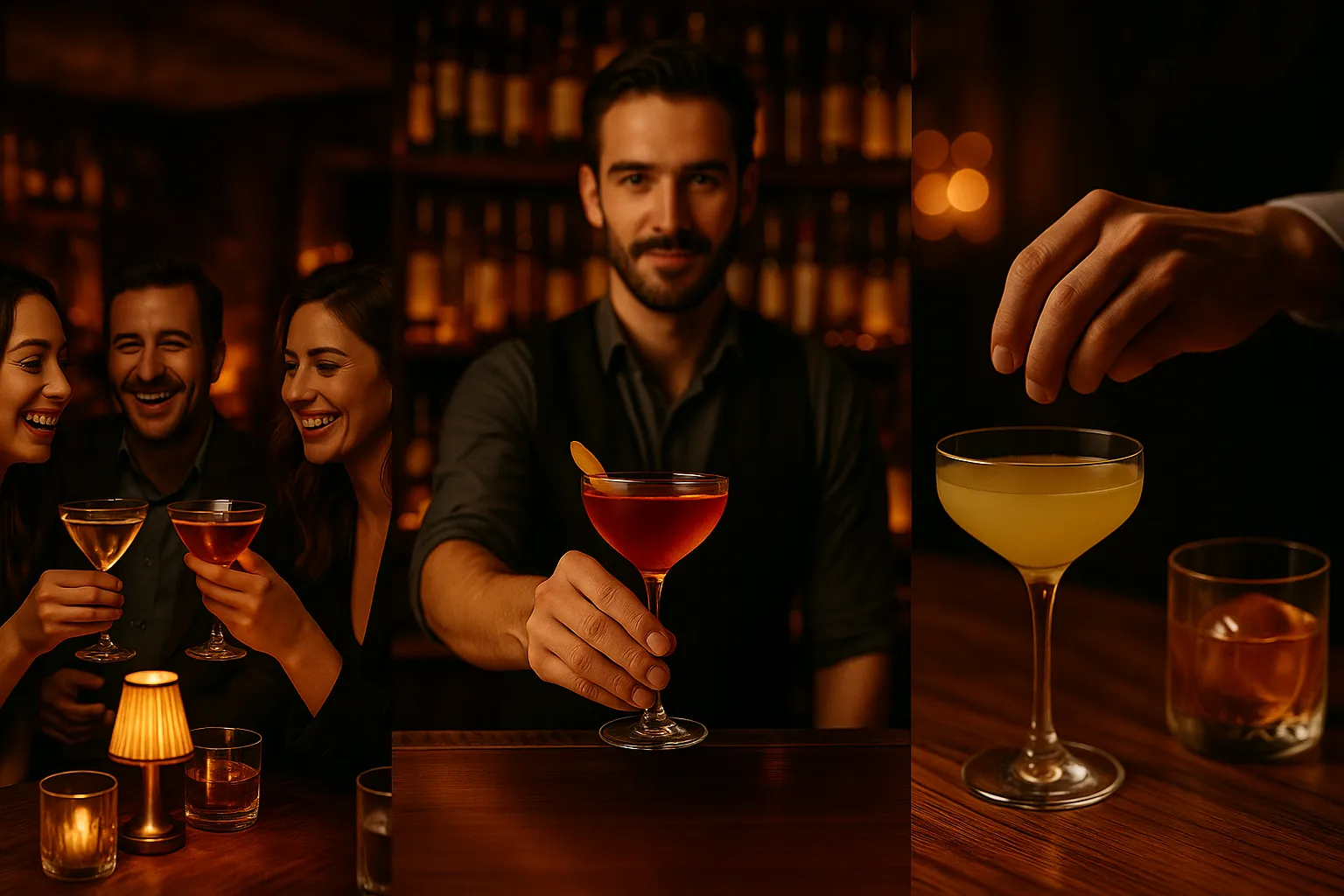 Premium bar atmosphere