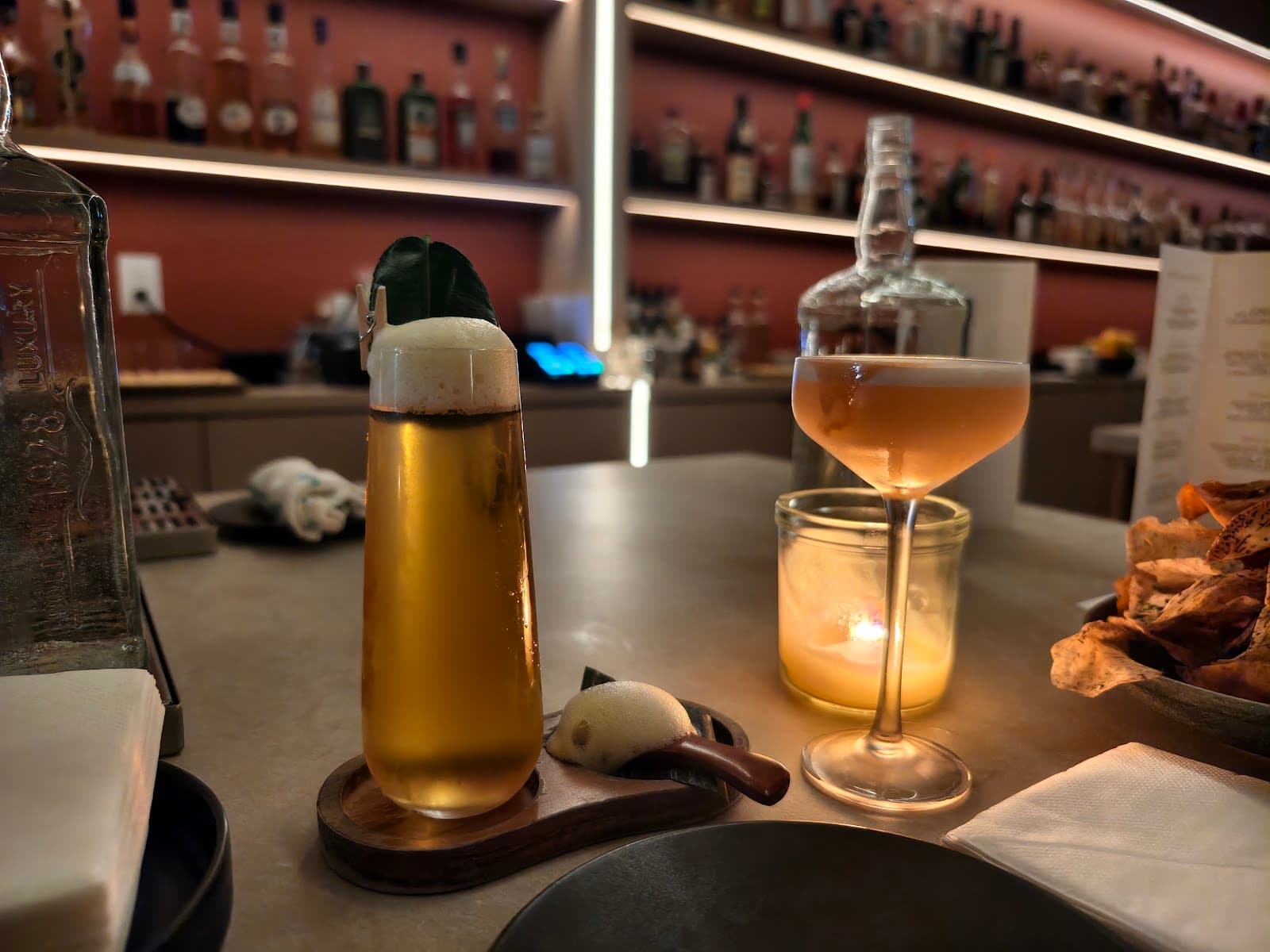 Signature cocktail at Suite 115 in Toronto