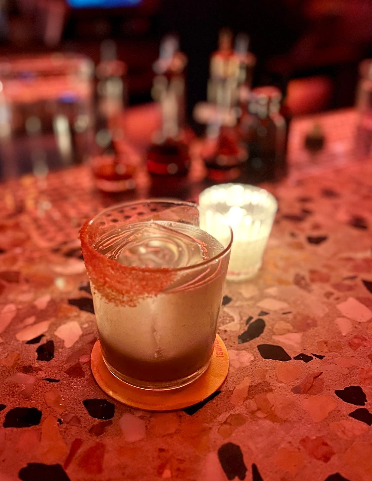 Signature cocktail at SUPERBUENO in New York